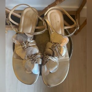 Kate Spade New York Gold Sandals